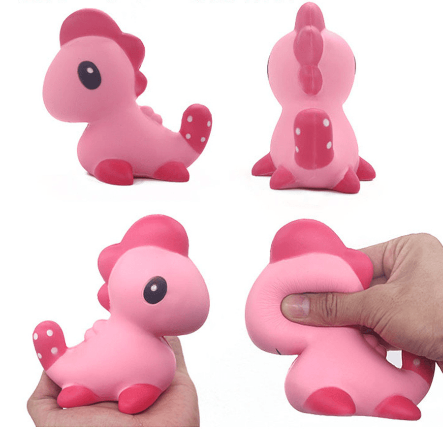 Christmas Dinosaur Squishy 12.8*11.3CM Soft Slow Rising with Packaging Collection Gift Toy - MRSLM