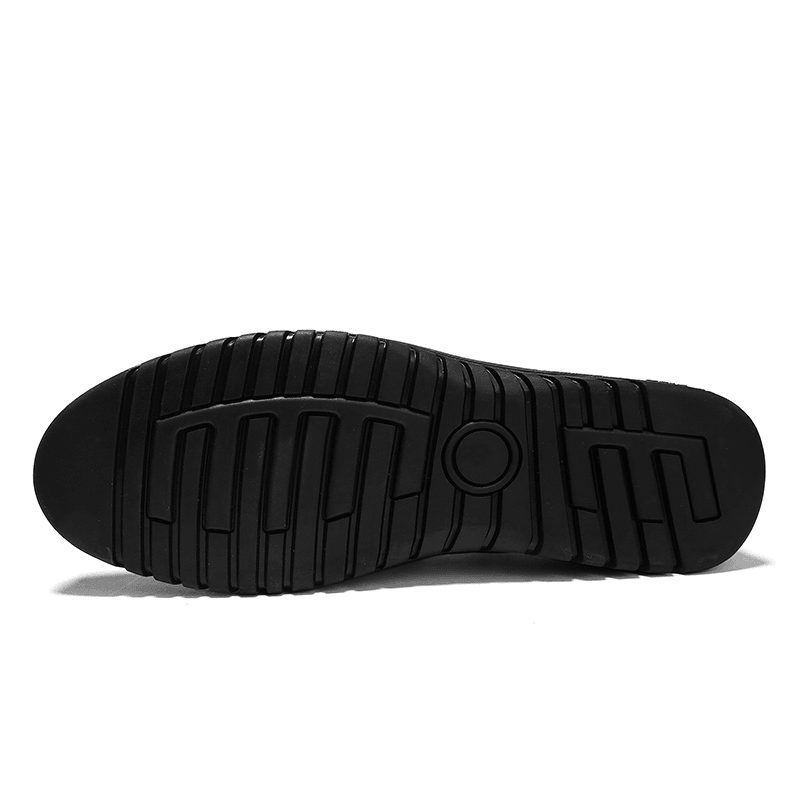 Slip Resistant Casual Business Walking Leather Flats - MRSLM