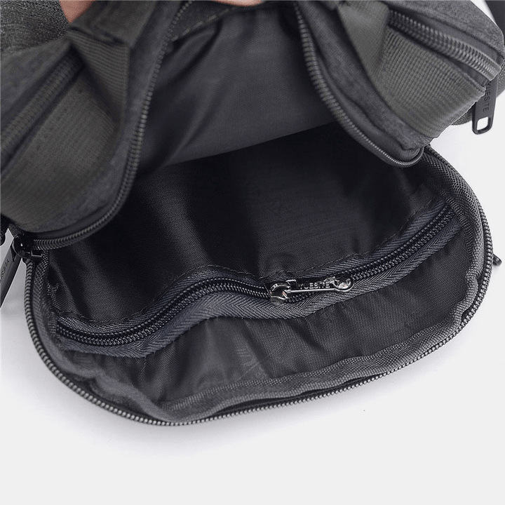 Men Waterproof Nylon Casual Shoulder Bag Crossbody Bag - MRSLM