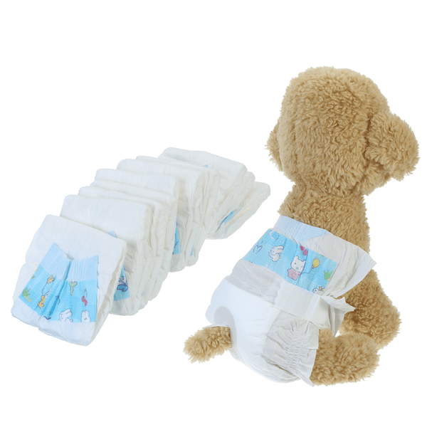 10Pcs Pet Diapers Female Dog Cat Disposable Puppy Menstrual Pants - MRSLM