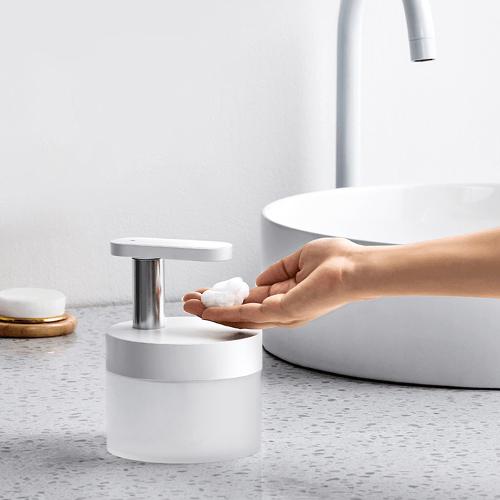 Zaiwan 400ML Automatic Soap Dispenser Hand Sanitizer Foam Machine 0.25S Infrared Sensor Touchless Liquid Foam Hand Washer - MRSLM