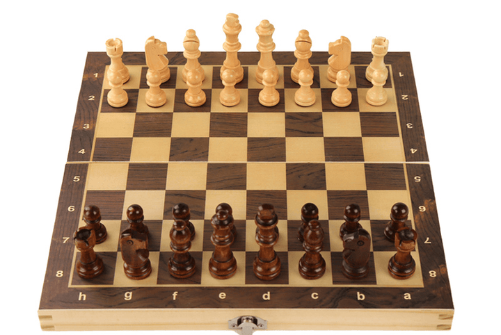 Magnetic Solid Wood Mini Folding Chessboard Small Magnetic Chess - MRSLM