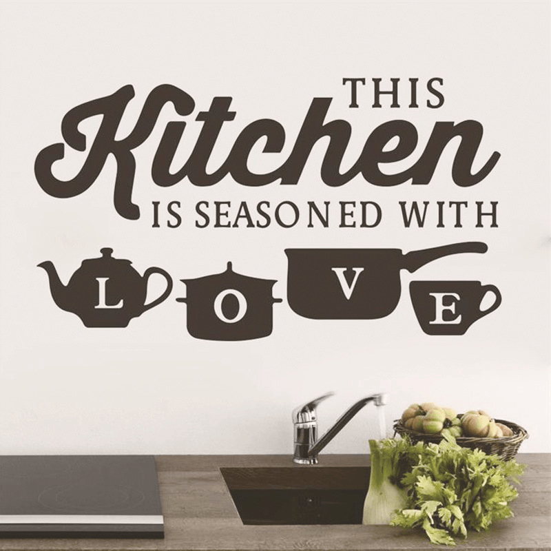 Kitchen Dining Room Creative Living Room Wall Sticker - MRSLM