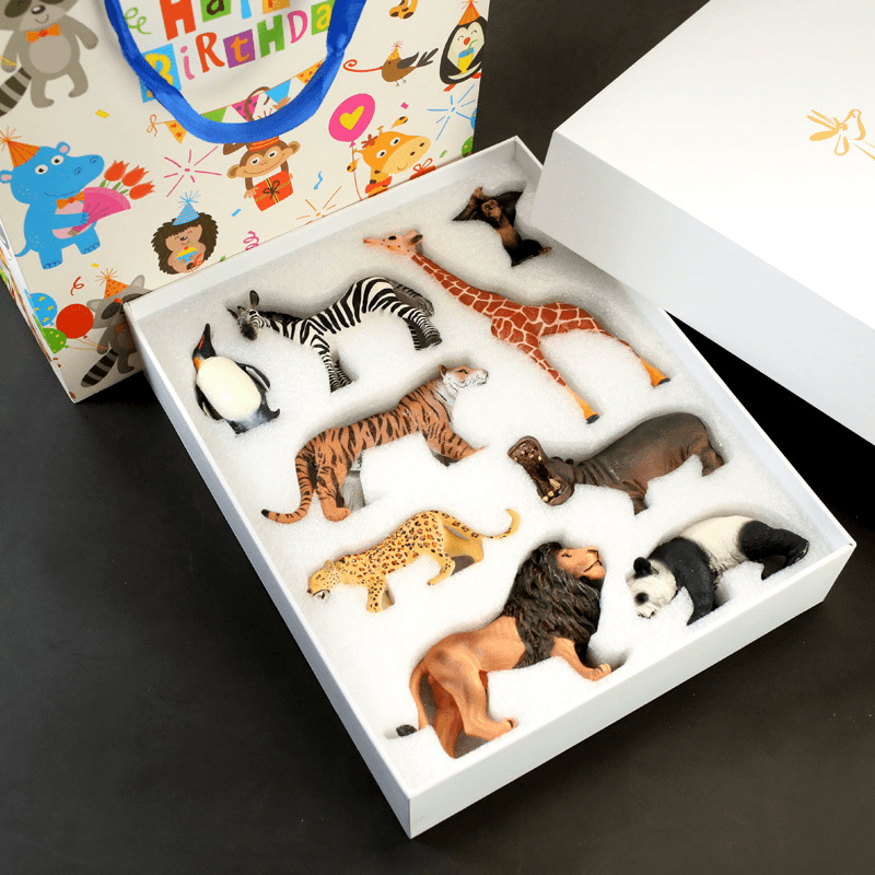 Simulation Animal Toy Model Set Gift Box - MRSLM