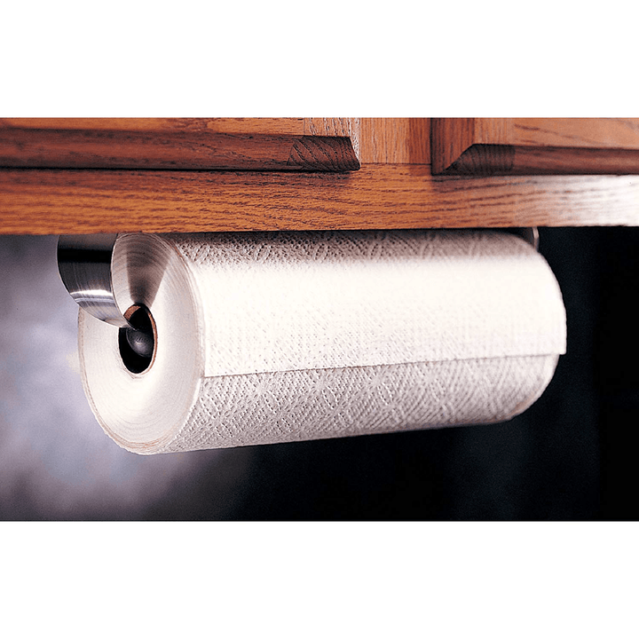 Stainless Steel Paper Towel Holder Wall Mount Roll Paper under Cabinet Organizer Hanger Kitchen Home - MRSLM