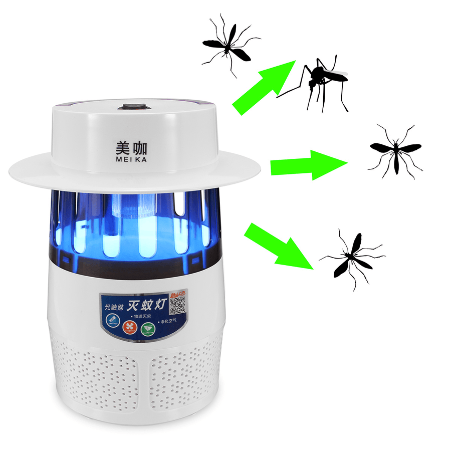 5W LED USB Mosquito Dispeller Repeller Mosquito Killer Lamp Bulb Electric Bug Insect Repellent Zapper Pest Trap Light Outdoor Camping - MRSLM
