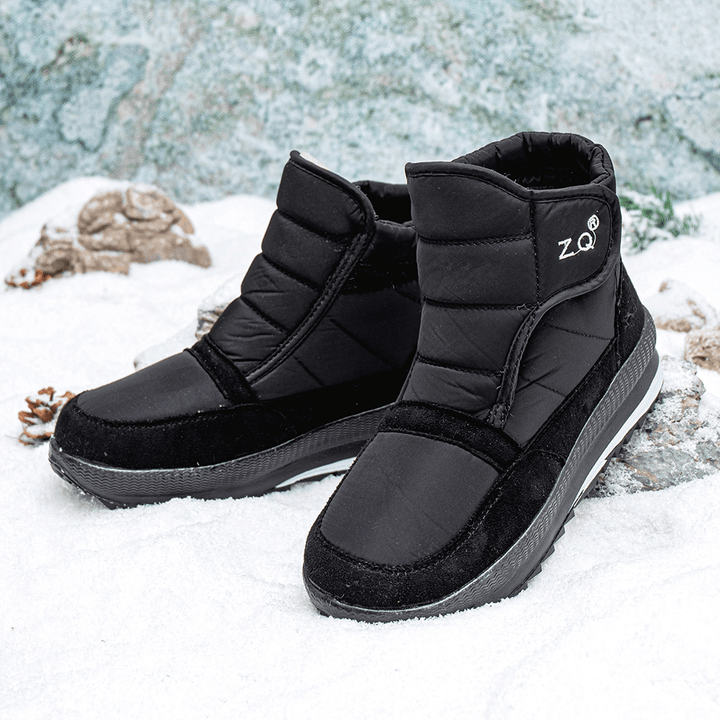 Men Soft Comfy Non Slip Wear Resistant Winter Thicken Warm Snow Boots - MRSLM