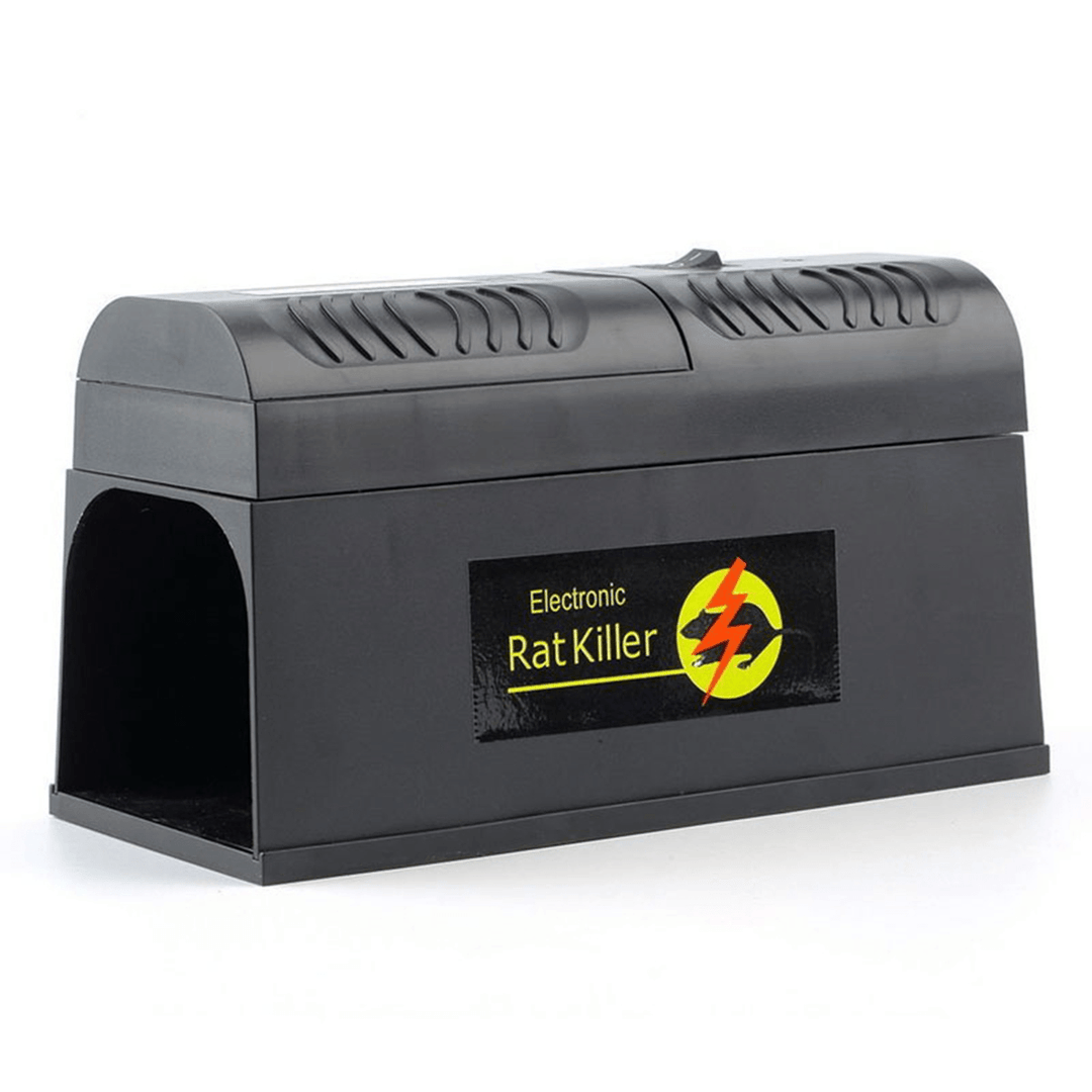 Electronic Rat and Rodent Trap Powfully Kill and Eliminate Rats Mice or Other Similar Rodents Efficiently and Safely - MRSLM