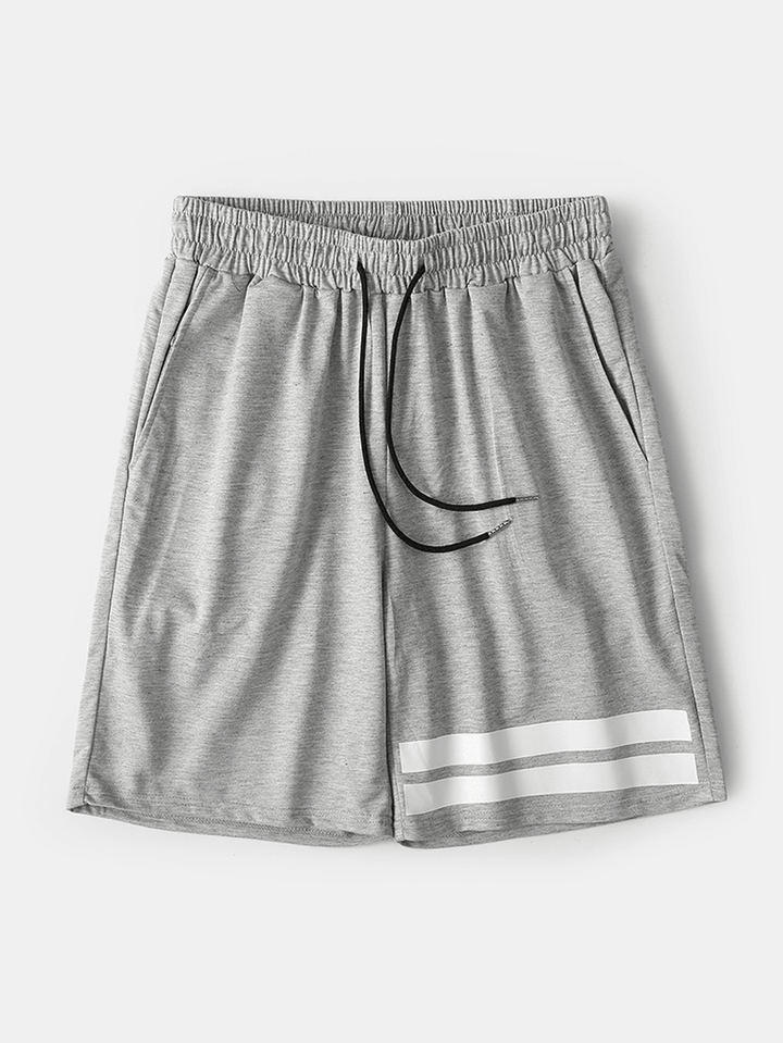 Mens Print Drawstring Comfy Loose Pajamas Shorts - MRSLM