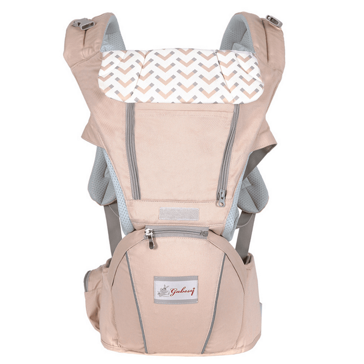 0-36 Months 3 in 1 Breathable Front Baby Carriers Waist Stool Infant Comfortable Wrap Sling Backpack - MRSLM