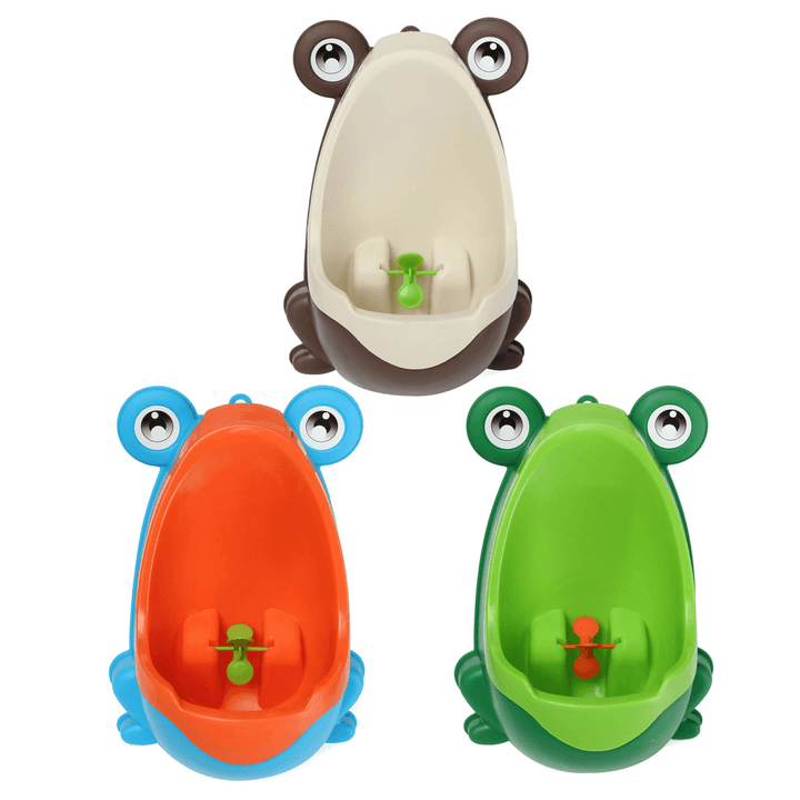 Lovely Frog Brush Cleaning Children Potty Toilet Training Kids Urinal Kid Boy Pee Removable Bathroom - MRSLM