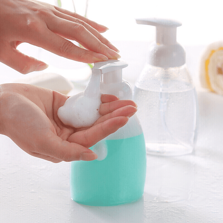 300Ml Bubble Flask Foam Pump Bottle Soap Foaming Mousses Liquid Dispenser Household Bottles for Children'S Health - MRSLM