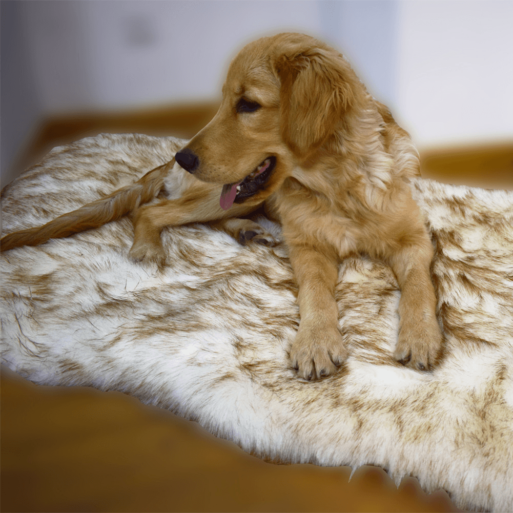 Winter Pet Dog Bed Long Plush Soft Comfortable Fleece Pet Cushion Warm Sleeping Lounger Mat Puppy Kennel Pets Rest Mats - MRSLM