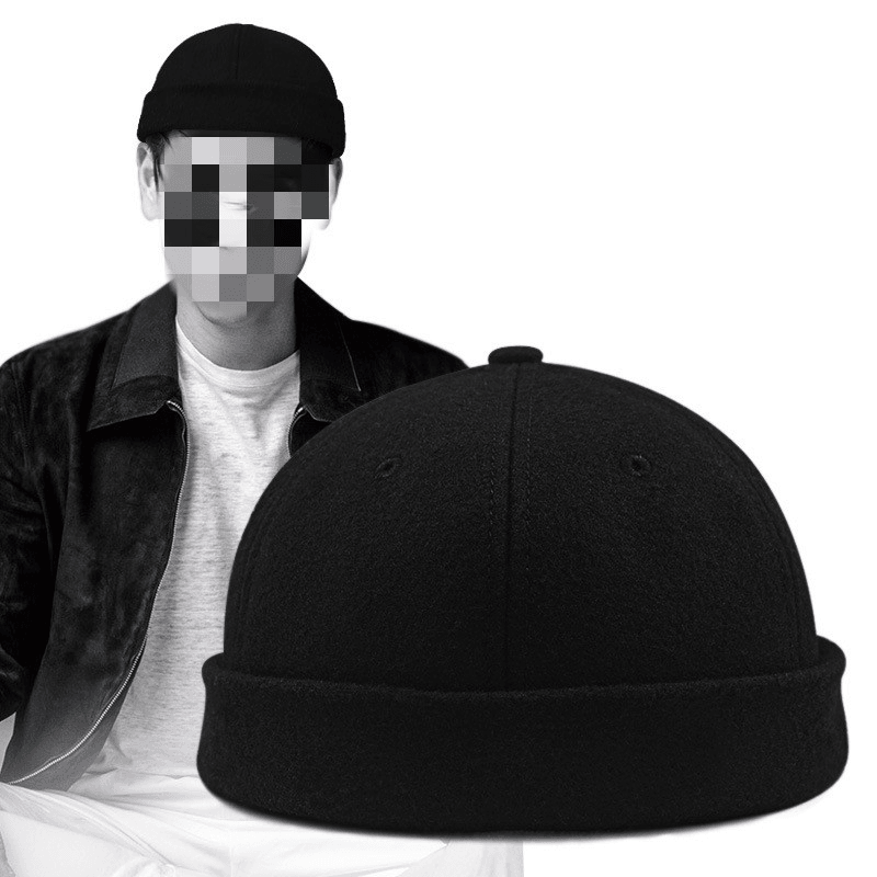 New Hot-Selling Woolen Hat for Men plus Velvet Thickening - MRSLM