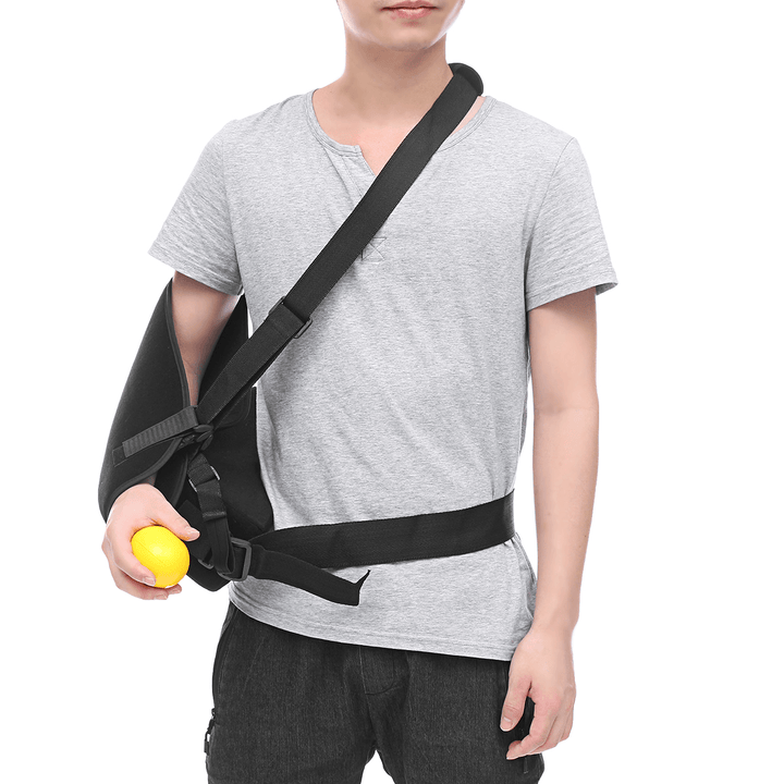 Breathable Comfortable Adjustable Arm Support Outdoor Traveling Personnel Sling Brace Support with Rehabilitation Ball - MRSLM