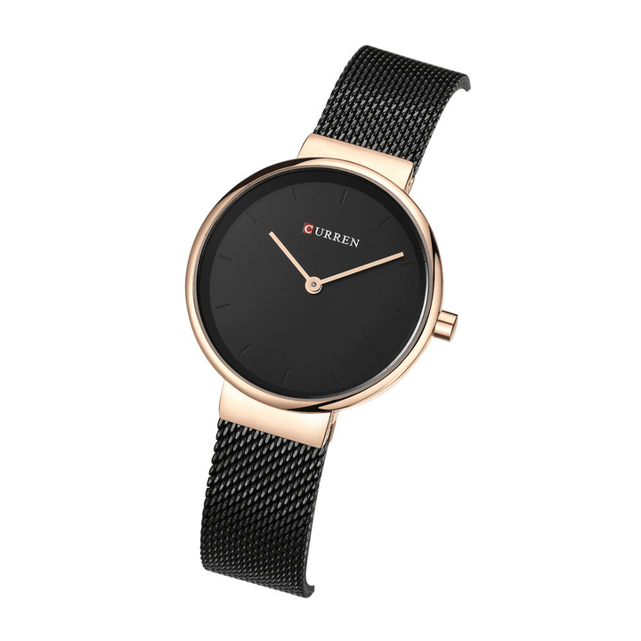 CURREN 9016 Women Quartz Watch Casual Style Simple Dial Luxury Alloy Strap Lady Wristwatch - MRSLM