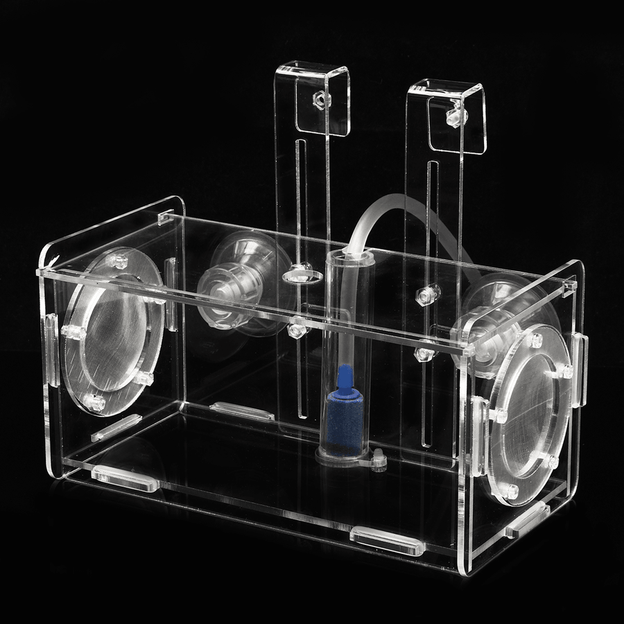 Acrylic Clear Fish Breeding Hatchery Incubator Aquarium Breeder Isolation Box - MRSLM