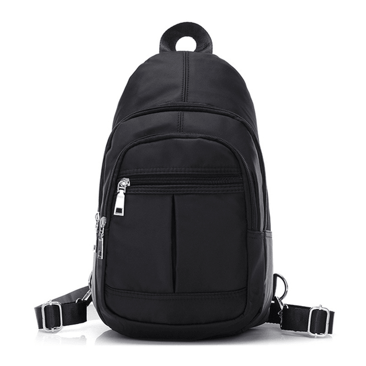 Waterproof Nylon Multi-Purpose Shoulder Bag Backpack Chest Diagonal Package Twill Bag - MRSLM