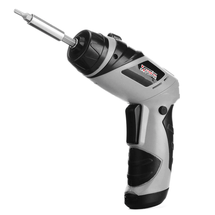 6V Foldable Electric Screwdriver Power Drill Battery Operated Cordless Screw Driver Tool - MRSLM