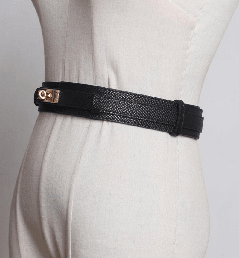 Women'S Belt with Skirt Dress Girdle Decoration Simple and Versatile - MRSLM