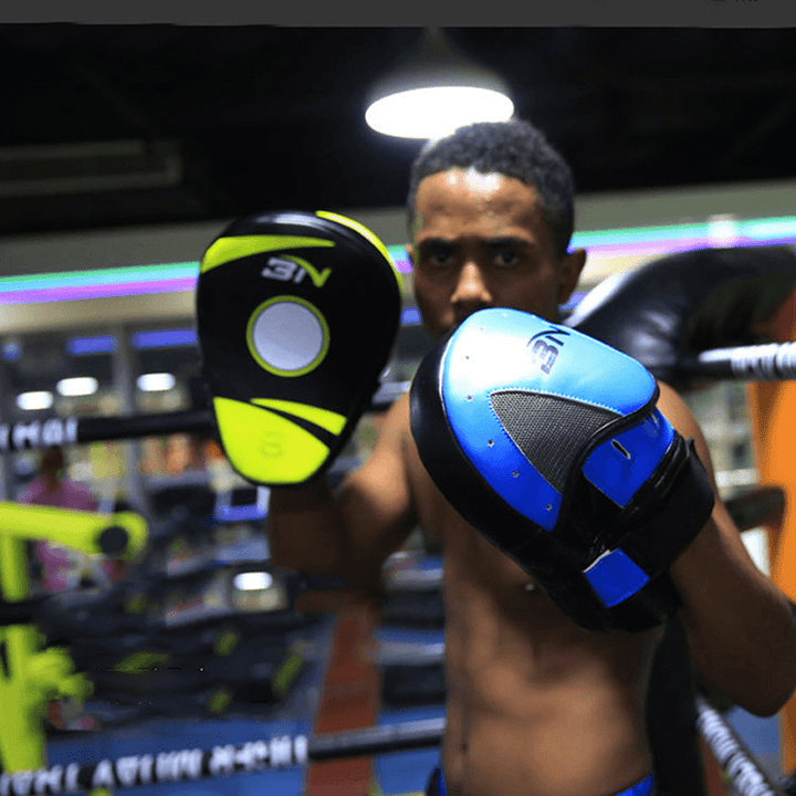 BN FIGHT One Pair Boxing Punching Pads MMA Target PU Kick Pads Taekwondo Training Karate Muay Thai Fighting Focus Pad - MRSLM
