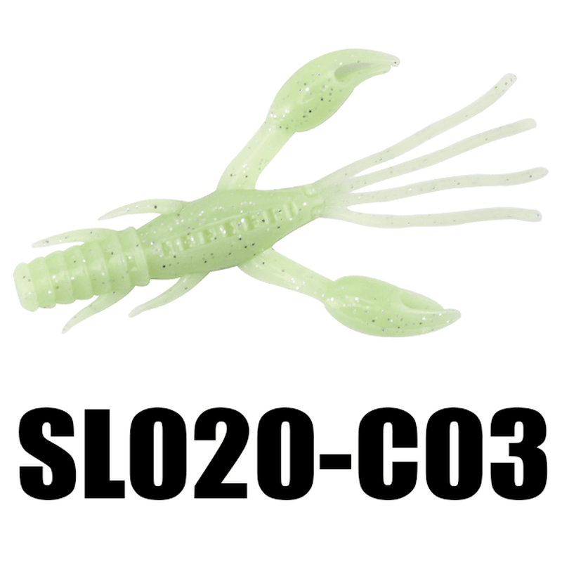 Seaknight SL020 8Pcs 1.8G 60Mm Soft Lure Silicone Worm Shrimp Fishing Lure Bass Carp Fishing - MRSLM