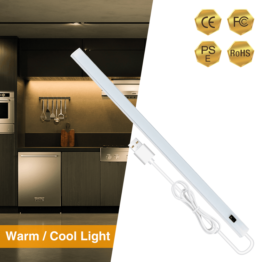 USB Hand Sweep Induction Cabinet Light Bar Led Human Body Induction Embedded Wardrobe Light Household Ultra-Thin - MRSLM