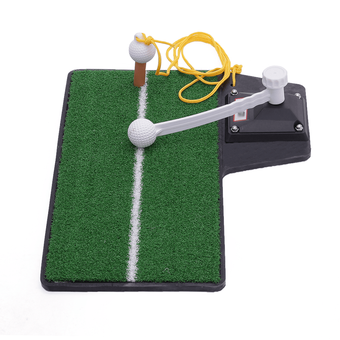 Portable Golf Putting Trainer Aid Indoor Golf Rotation Training Practice Mat - MRSLM
