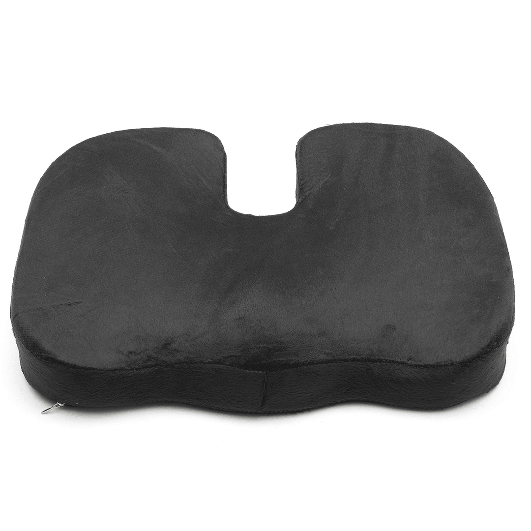 Office Chair Seat Cushion Car Seat Pillow Tailbone Memory Foam Soft Support - MRSLM