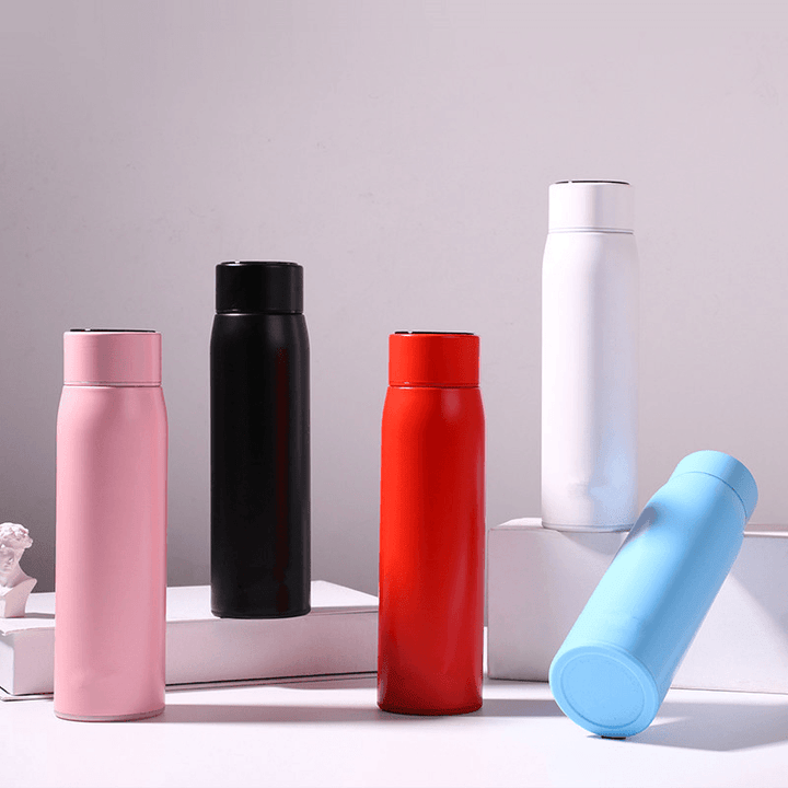 500Ml Smart Temperature Display Thermos Bottle Stainless Steel Insulated Cup Vacuum Flasks Tea Coffee Mug Thermocup - MRSLM