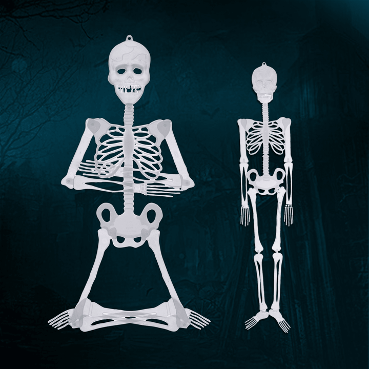 90Cm / 150Cm Halloween Prop Luminous Human Skeleton Hanging Decorations - MRSLM