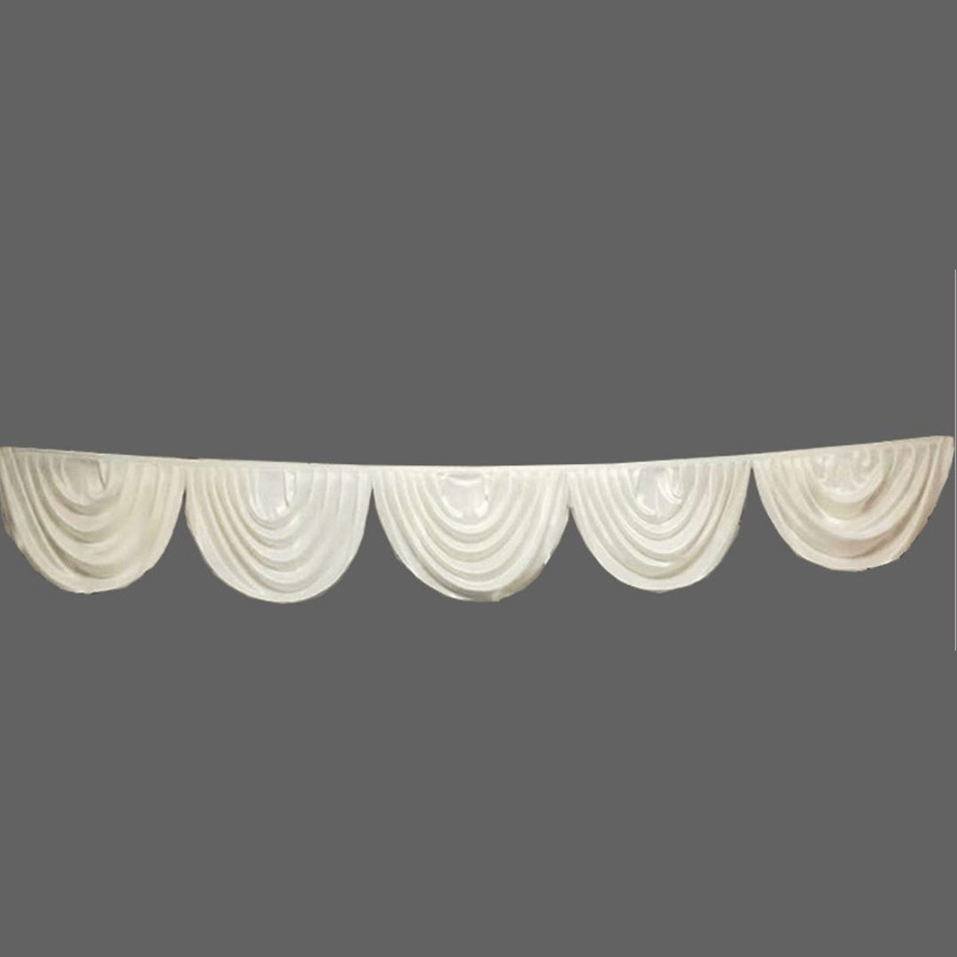 2/3/4M Removable White Wedding Decor Supplies Weddings Backdrop Photography Curtains - MRSLM