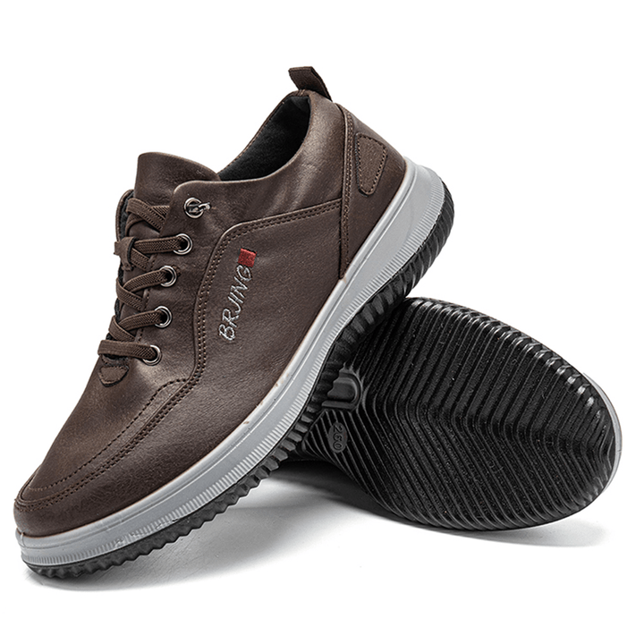 Men Soft Sole Breathable Slip Resistant Casual Court Sneaker Sport Shoes - MRSLM