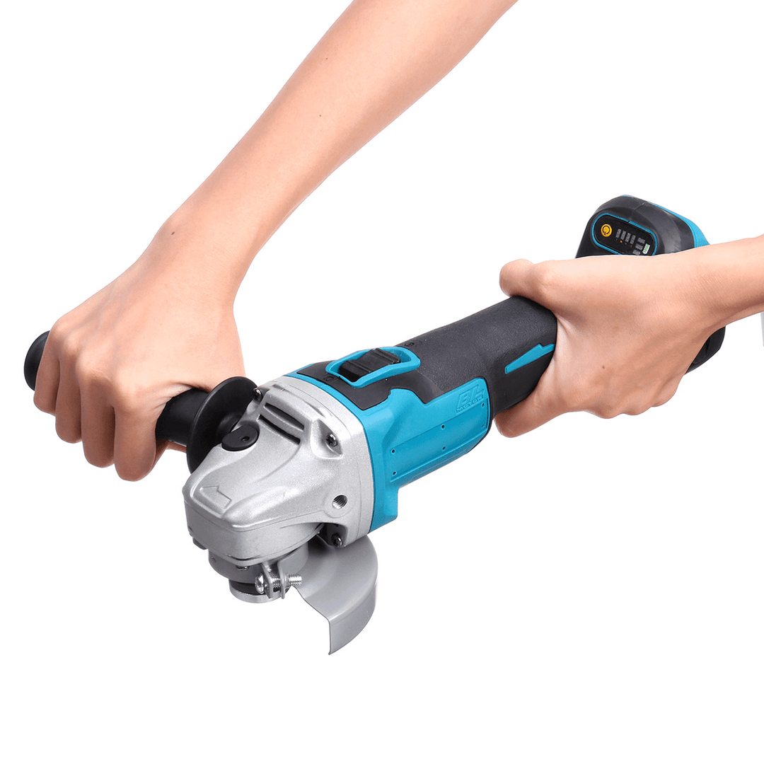 800W 4 Speed Brushless Angle Grinder 100Mm/125Mm Electric Grinding Cutting Polishing Machine Adapted to Makita Battery - MRSLM