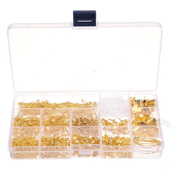660Pcs/Set Jewelry Making Kit DIY Earring Findings Hook Pins Mixed Handcraft Accessories - MRSLM