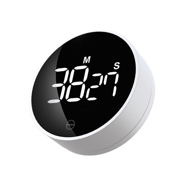 XIAOMI MIIIW Mute Timer Alarm Clock Rotating Timing LED Display Kitchen Digital Timer Magnetic Suction Home Cooking Studyingtiming Tool - MRSLM