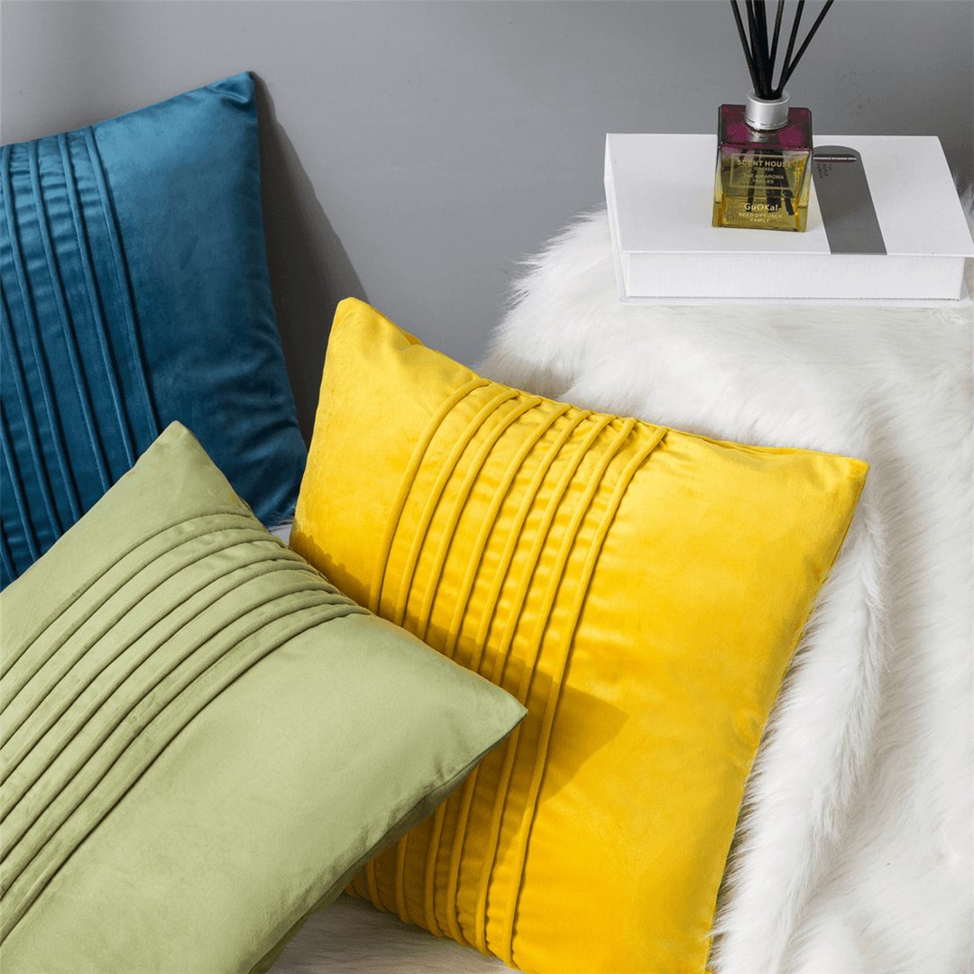 Square/Rectangle Throw Pillow Cover Cushion Seat Sofa Waist Case Home Decor Pillow Case - MRSLM
