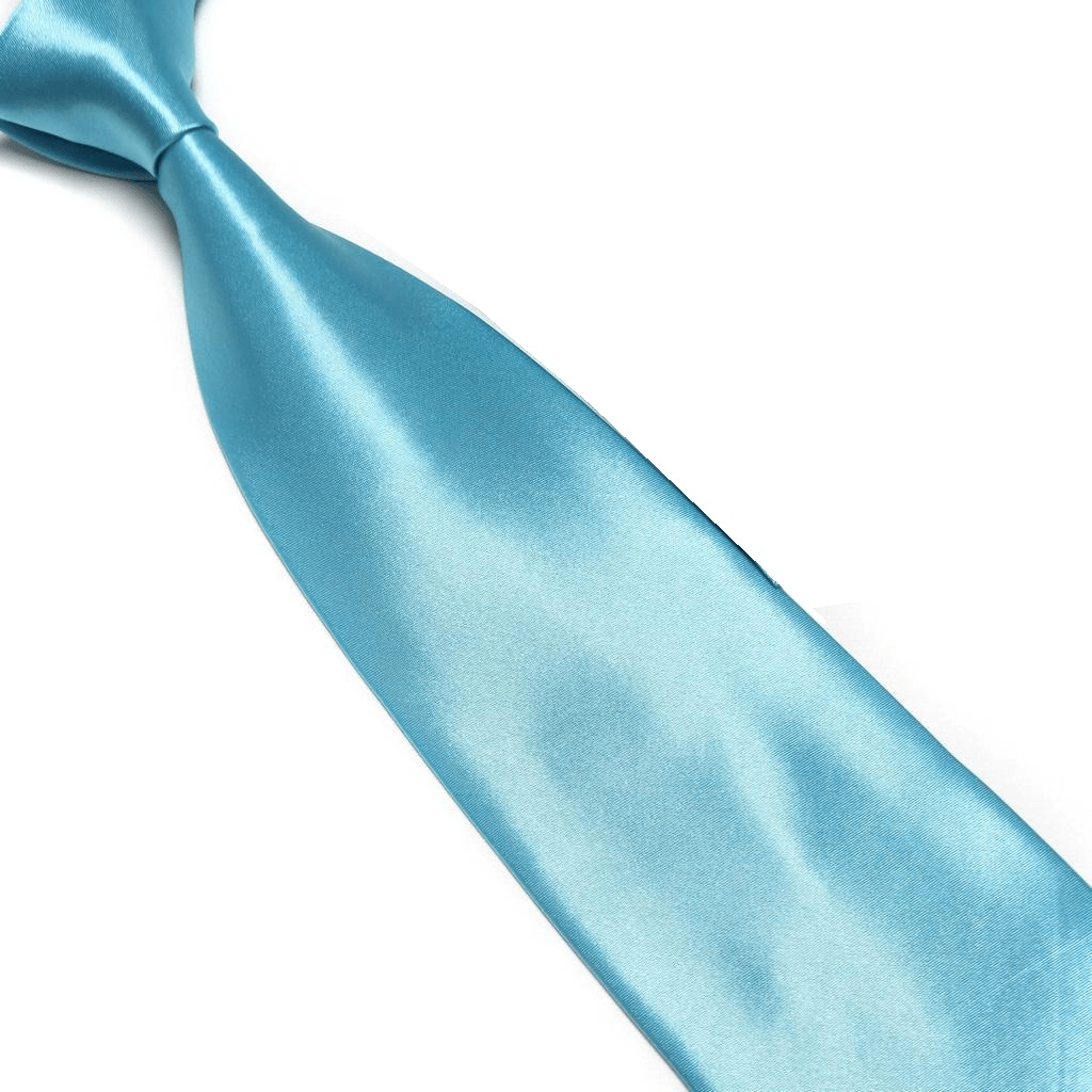 Men'S Imitation Silk Solid Color Wide Tie Knot Wedding Banquet Bright - MRSLM