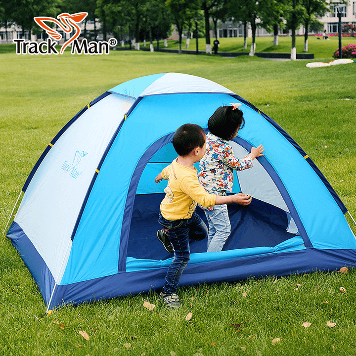 Trackman TM1113 3 Person Camping Tent Quick Automatic Opening Waterproof Hiking Picnic Season Tents - MRSLM