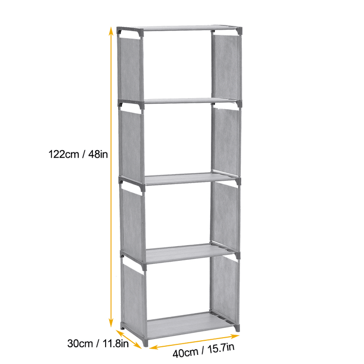 Bookshelf Multi-Layer Bookcase Storage Rack - MRSLM