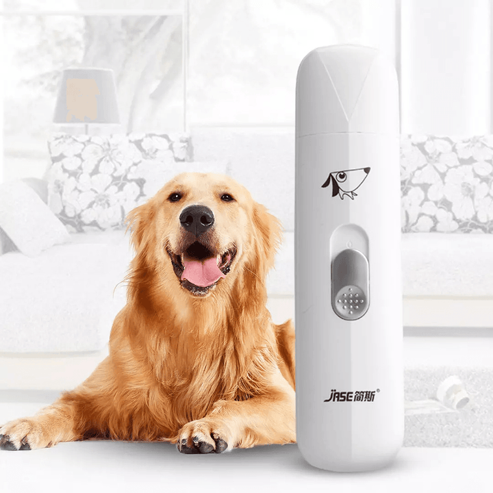Janes Electric USB Pet Dog Cat Nail Grinder Clipper Claw Charging Simple Operation Nail Clippers for Pet Grooming Trimmer Sharpener Tools - MRSLM