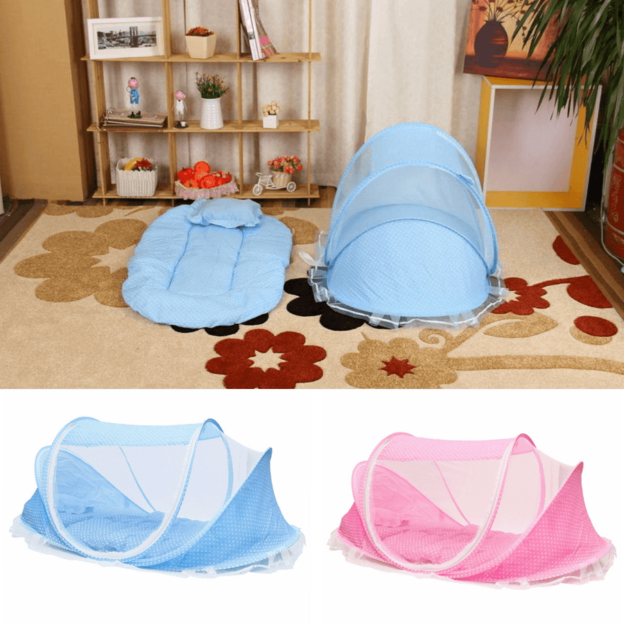 Baby Infant Portable Folding Travel Bed Crib Canopy Mosquito Net Tent - MRSLM