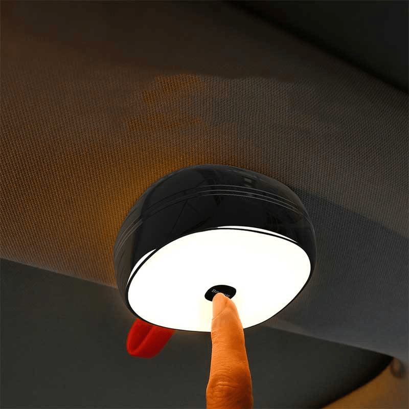 Baseus LED Car Roof Light Solar Light USB Charging Automobile Interior Reading Lamp Ceiling Magnet Lamp - MRSLM