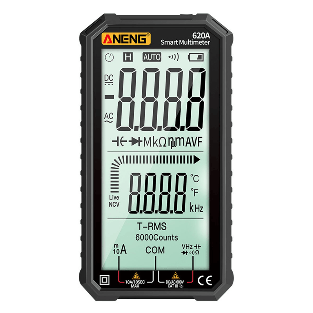 ANENG 4.7 Inch LCD Digital Multimeter DC/AC Current Voltage Measurement Capacitance Resistance Measuring Tool - MRSLM