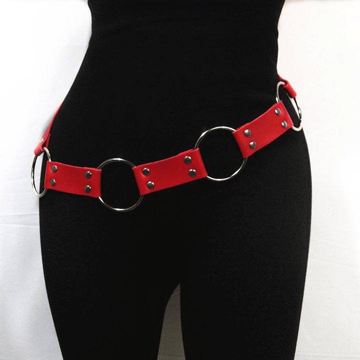 Punk Style Concave Shape Waist Chain Fire - MRSLM