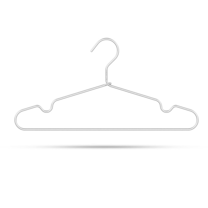 8Pcs Happy Life Racks Cloth Hanger Durable Antideformation Aluminium Alloy Hooks from Xiaomi Youpin - MRSLM