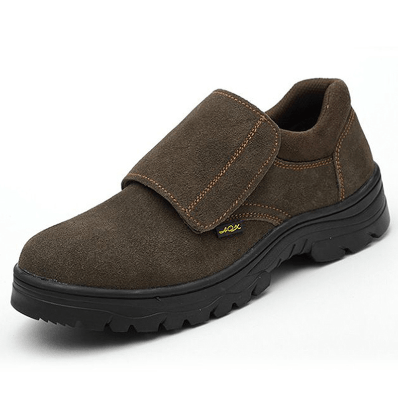Comfy Men Wear Resisitant Outsole Hook Loop Outdoor Working Shoes - MRSLM