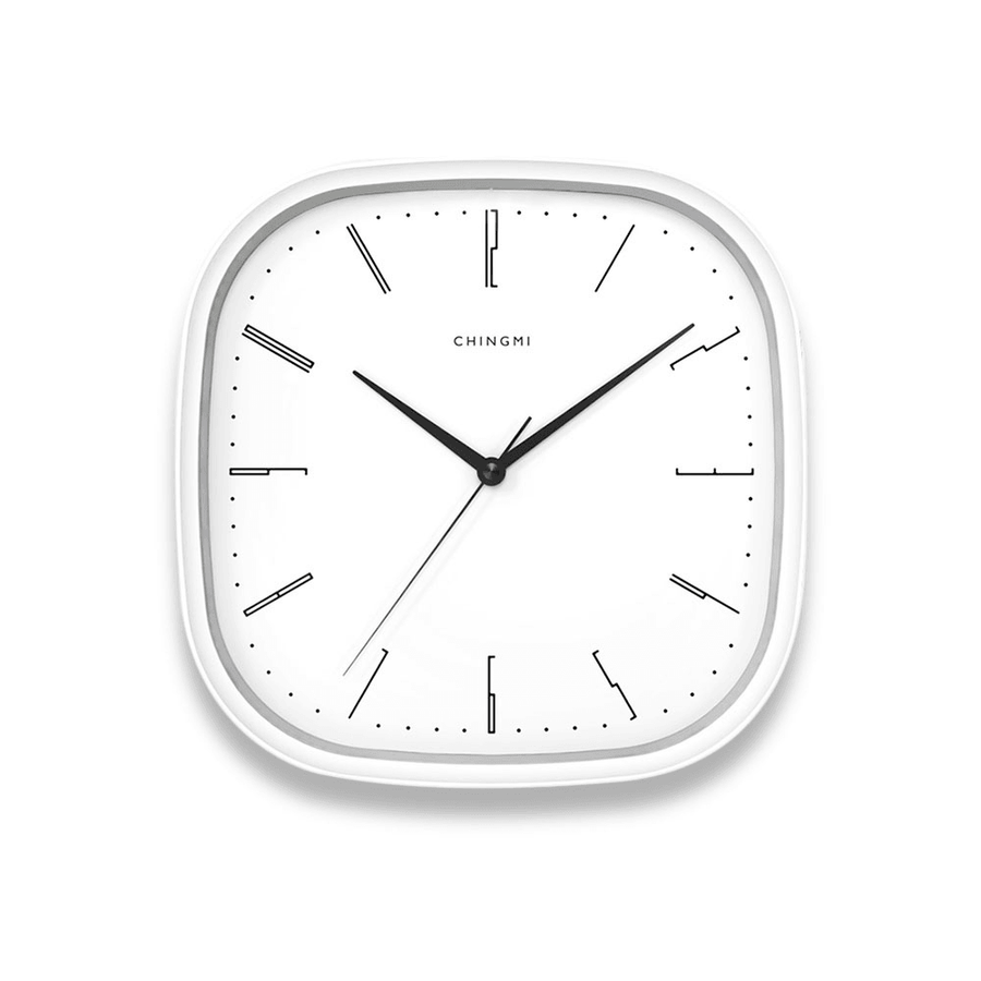 Chingmi Wall Clock Ultra Slient Precise Simple Design Style White Clock Home Decor from Xiaomi Youpin - MRSLM