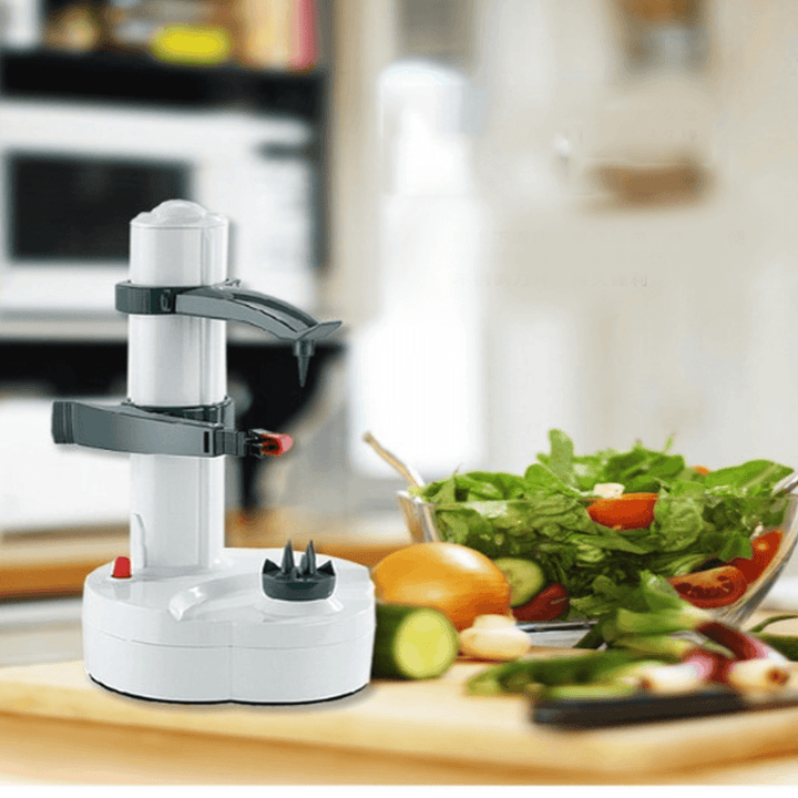 Kitchen Automatic Apple Peeler Potato Peeling Slicer Electric Peeler Machine - MRSLM