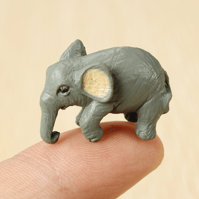 Tiny Q 2.8CM Elephant Mini Ornament Furnishing Articles - MRSLM